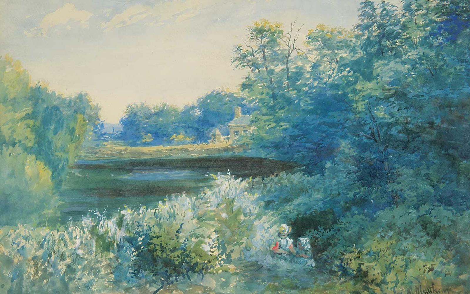 Marmaduke Matthews (1837-1913) - Summer Landscape