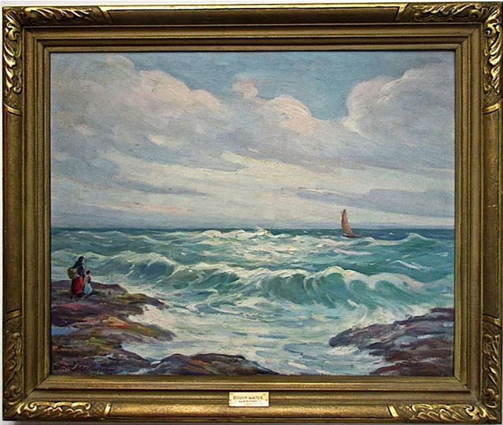 Edward Randolph Glen (1887-1963) - Rough Water - Normandy