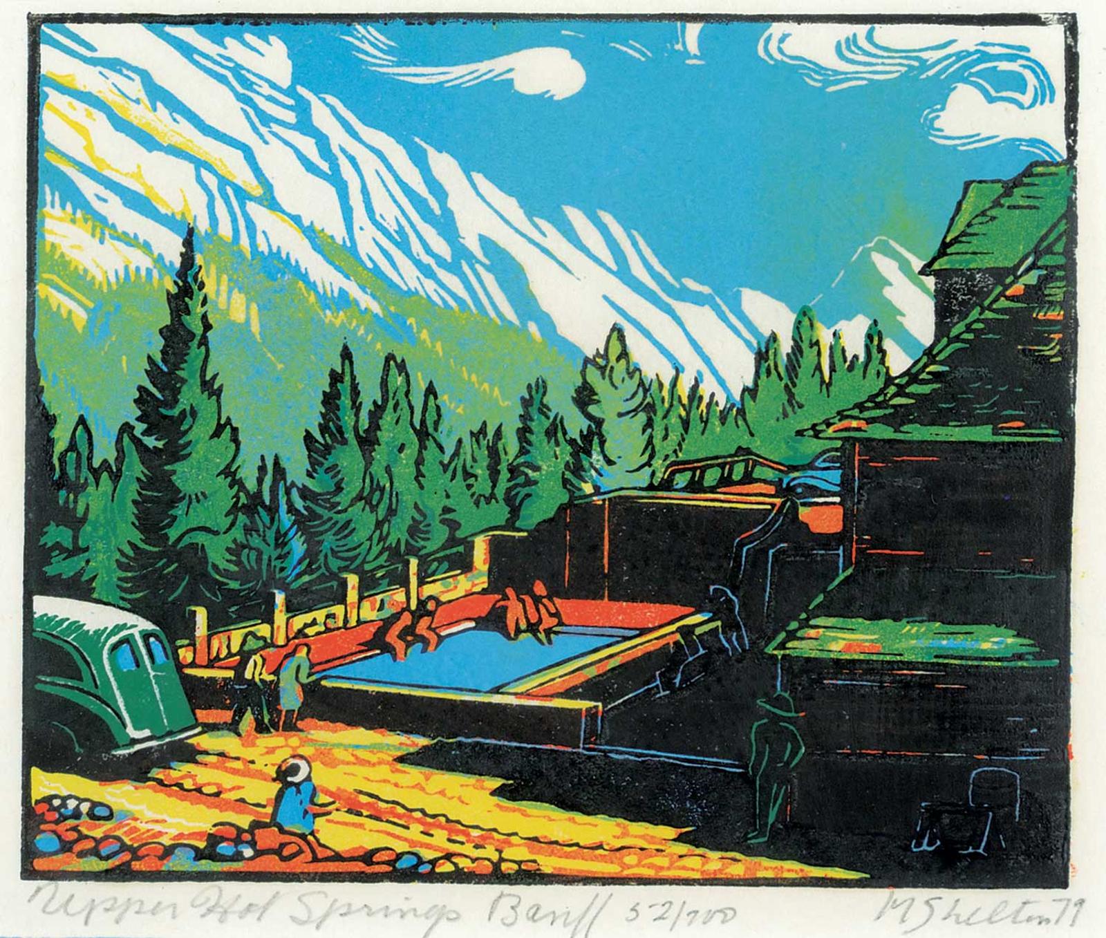 Margaret Dorothy Shelton (1915-1984) - Upper Hot Springs, Banff  #52/200