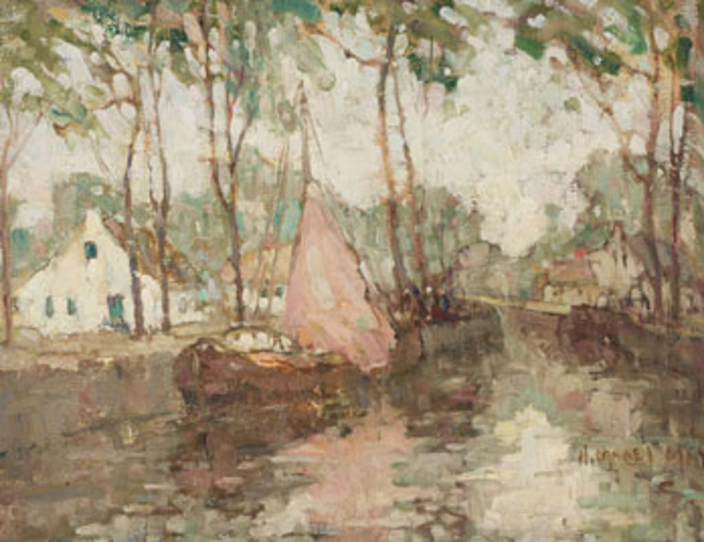 Henrietta Mabel May (1877-1971) - Boats on the River