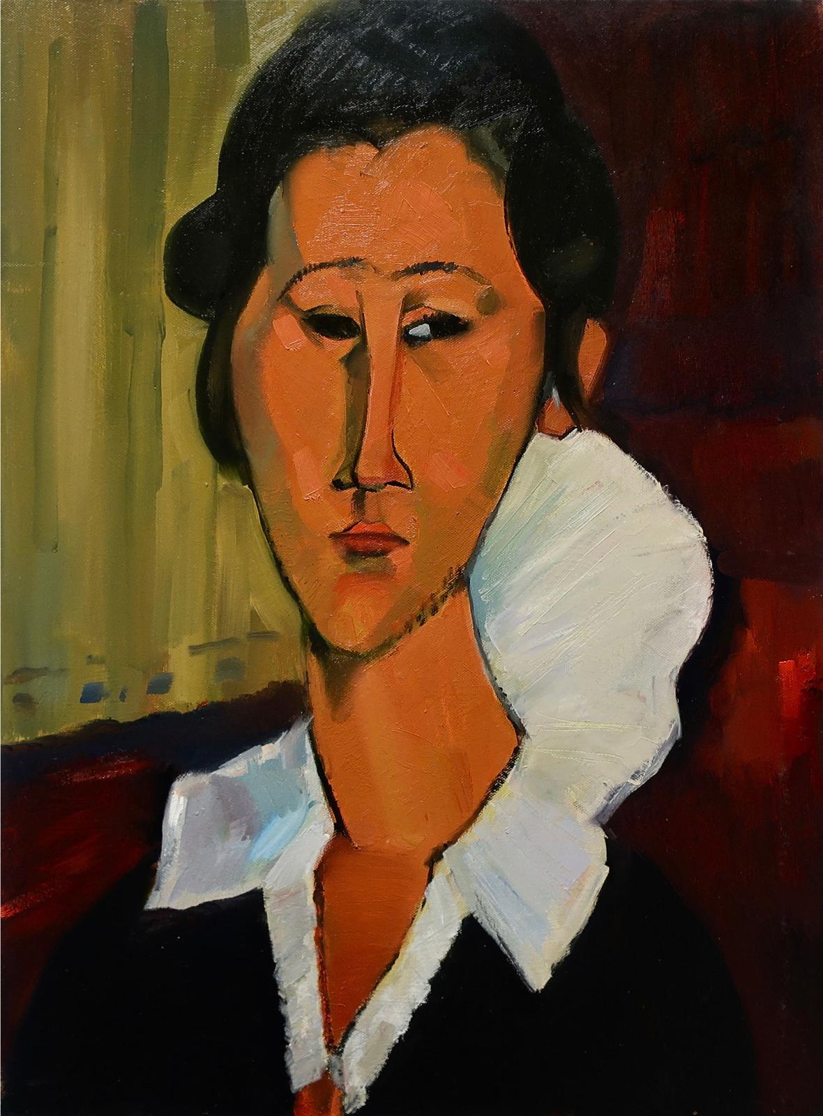 Alex Korenfeld (1944) - Portrait Of Hanka Zborowska