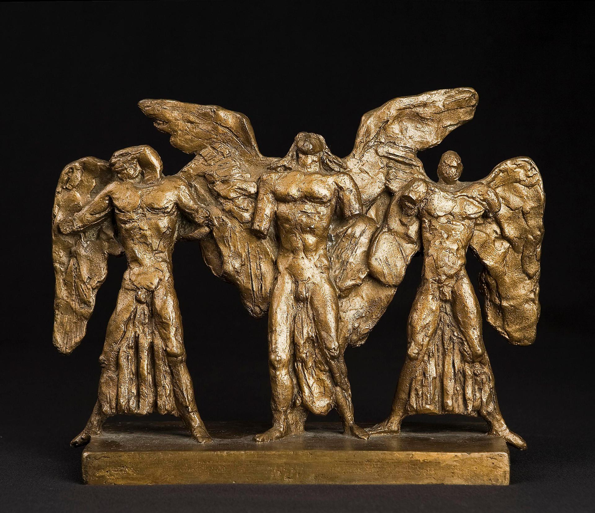 Sir Jacob Epstein (1880-1959) - Lucifer, Belial and Beelzebub 1943