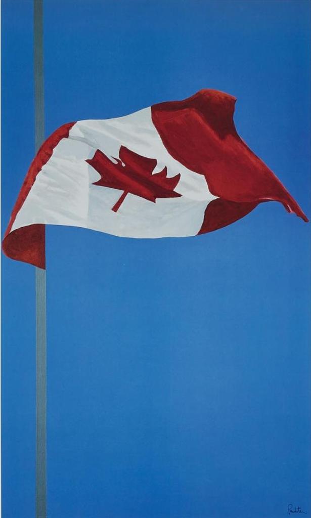 Charles Pachter (1942) - The Painted Flag, 1981