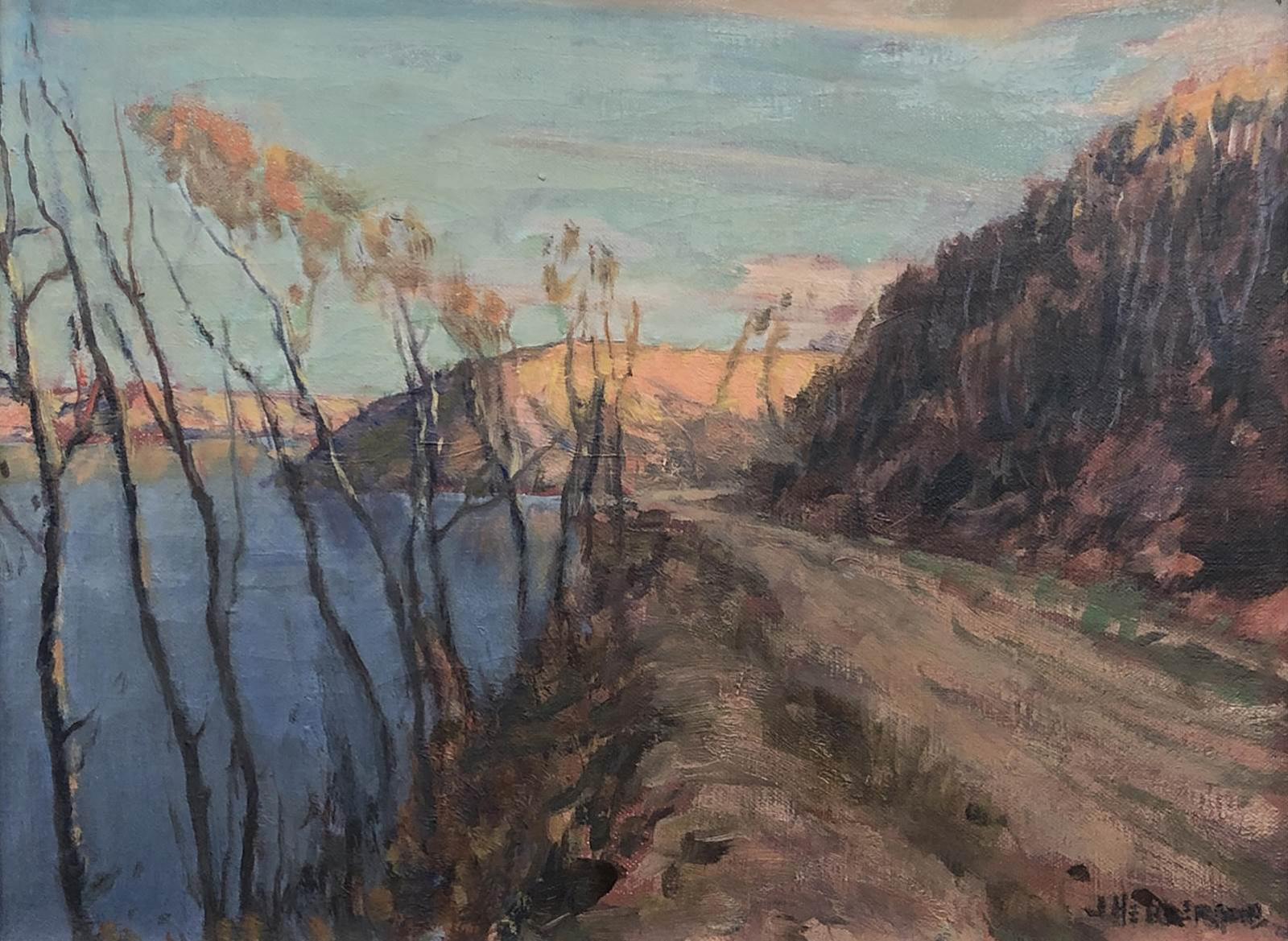 James Henderson (1871-1951) - Lakeside Road, Mission Lake, Quappelle Valley, Sask