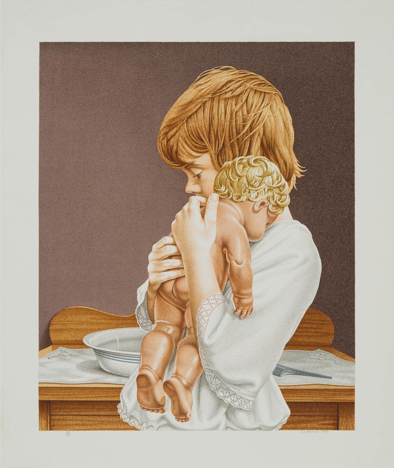 Daniel Price (D.P.) Erichsen Brown (1939) - Janna And Doll, 1980