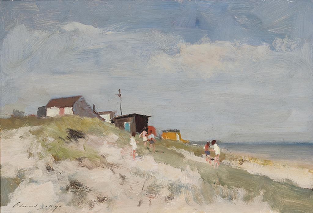 Edward Brian Seago (1910-1974) - Beach Huts, Norfolk