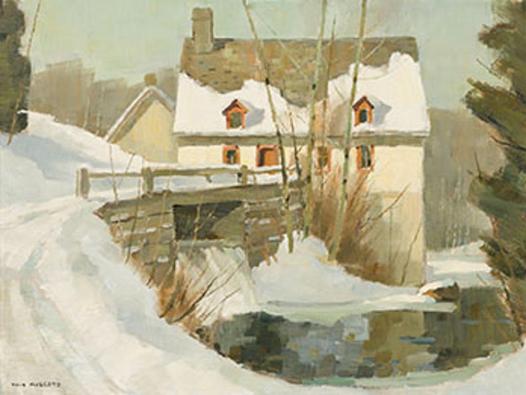 Tom (Thomas) Keith Roberts (1909-1988) - Mill at Les Éboulents, Quebec