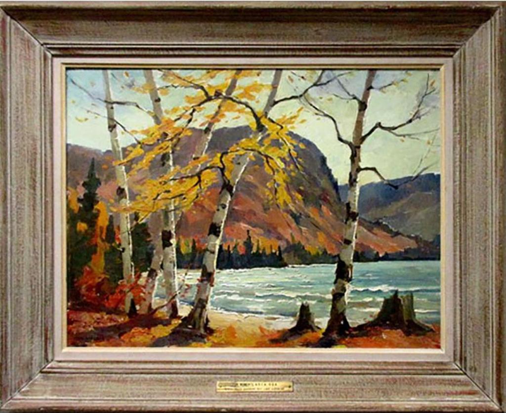Thomas Keith (Tom) Roberts (1909-1998) - Birch Trees, Harmony Bay (Lake Superior)