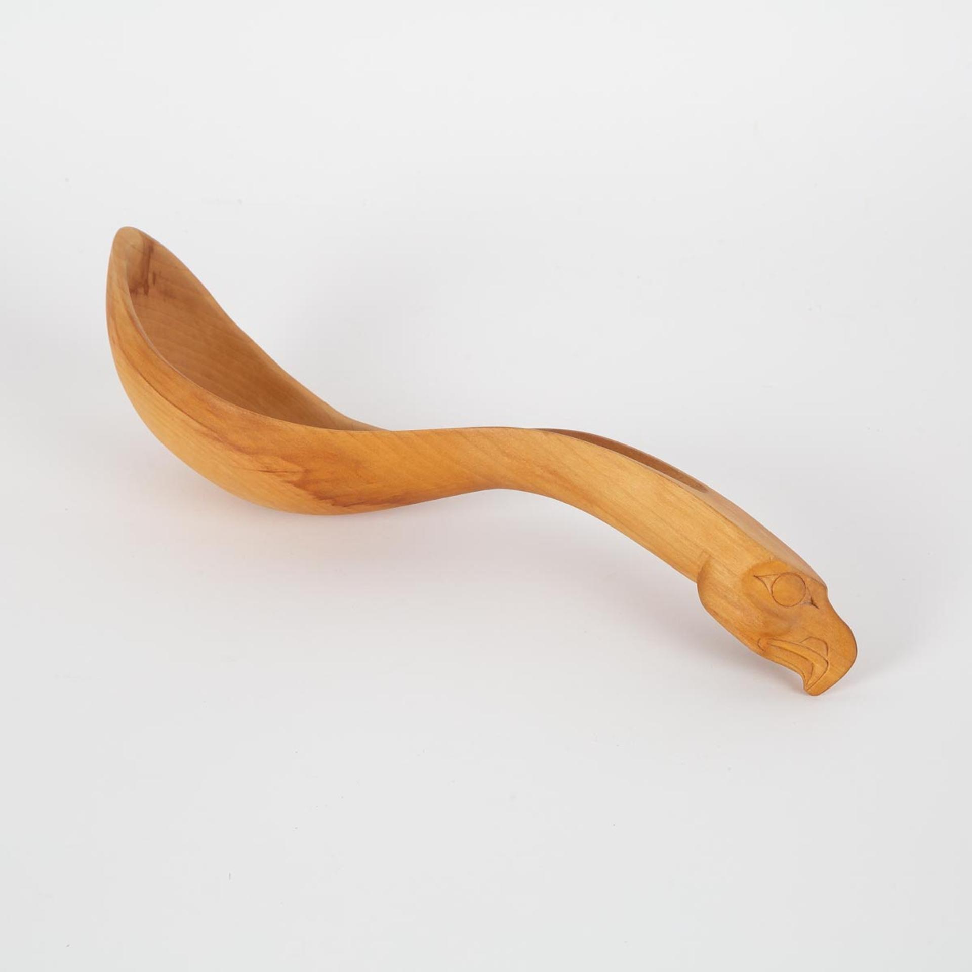 Alver Tait - Carved Ladle With Eagle Design