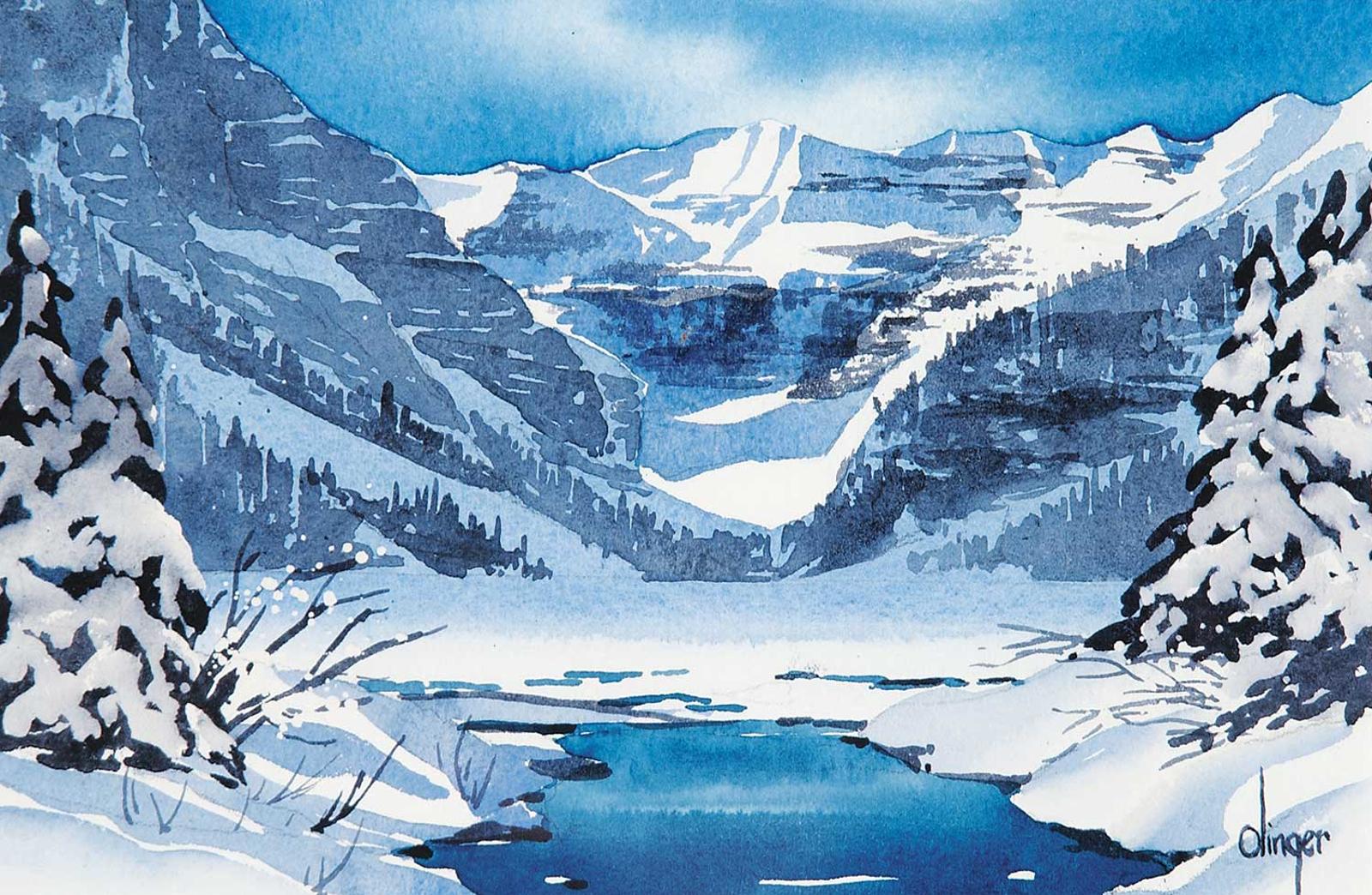 Louise Olinger - Untitled - Lake Louise in Winter