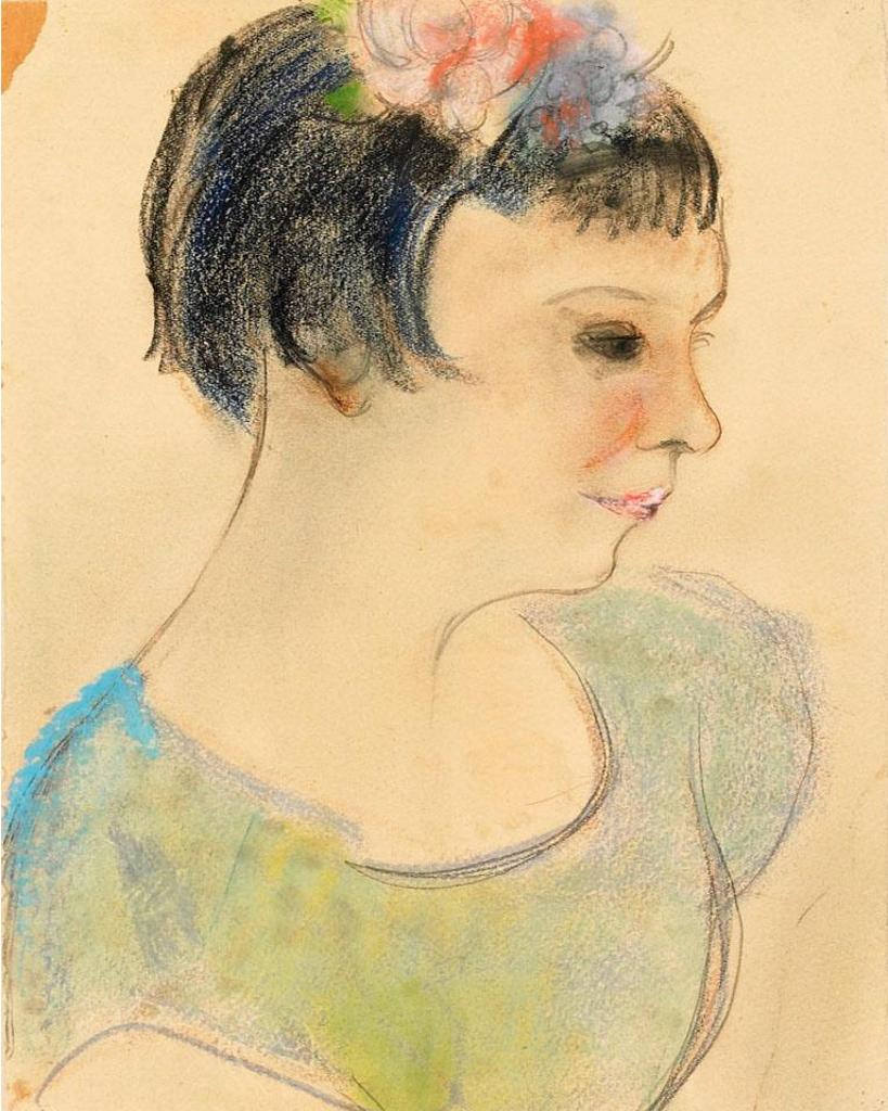 Lillian Freiman (1908-1986) - Portrait Of Mrs. Hellmuth