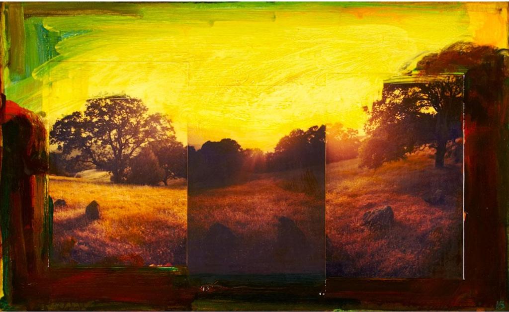 David Charles Bierk (1944-2002) - Diablo Memory / Black Oak, Sunset, 1992