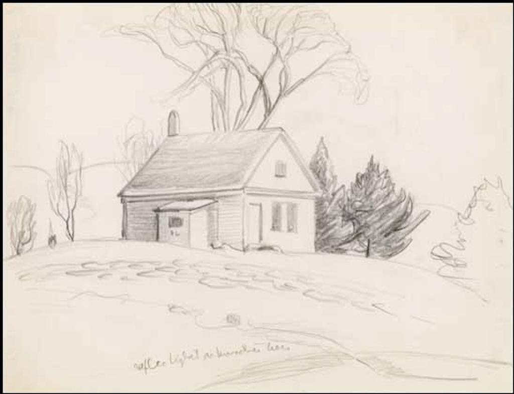 Lawren Stewart Harris (1885-1970) - Laurentians Drawing 8 - 9