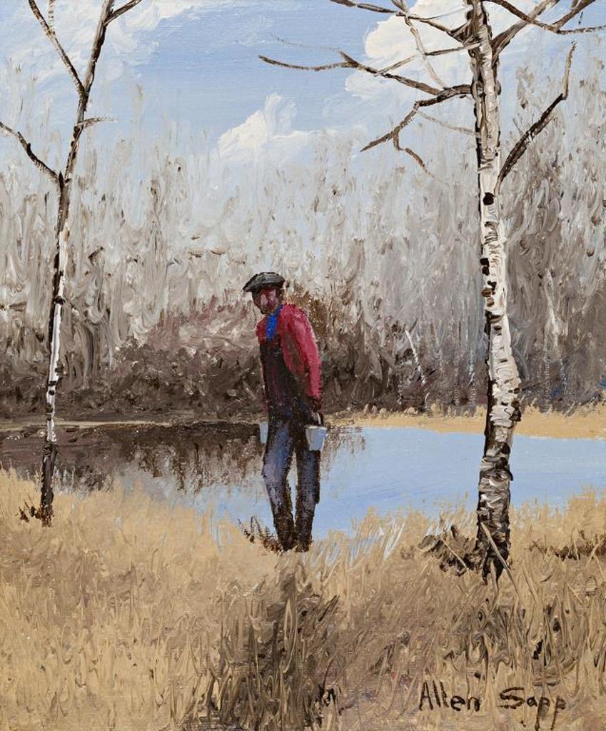 Allen Fredrick Sapp (1929-2015) - Getting Water from Backyard