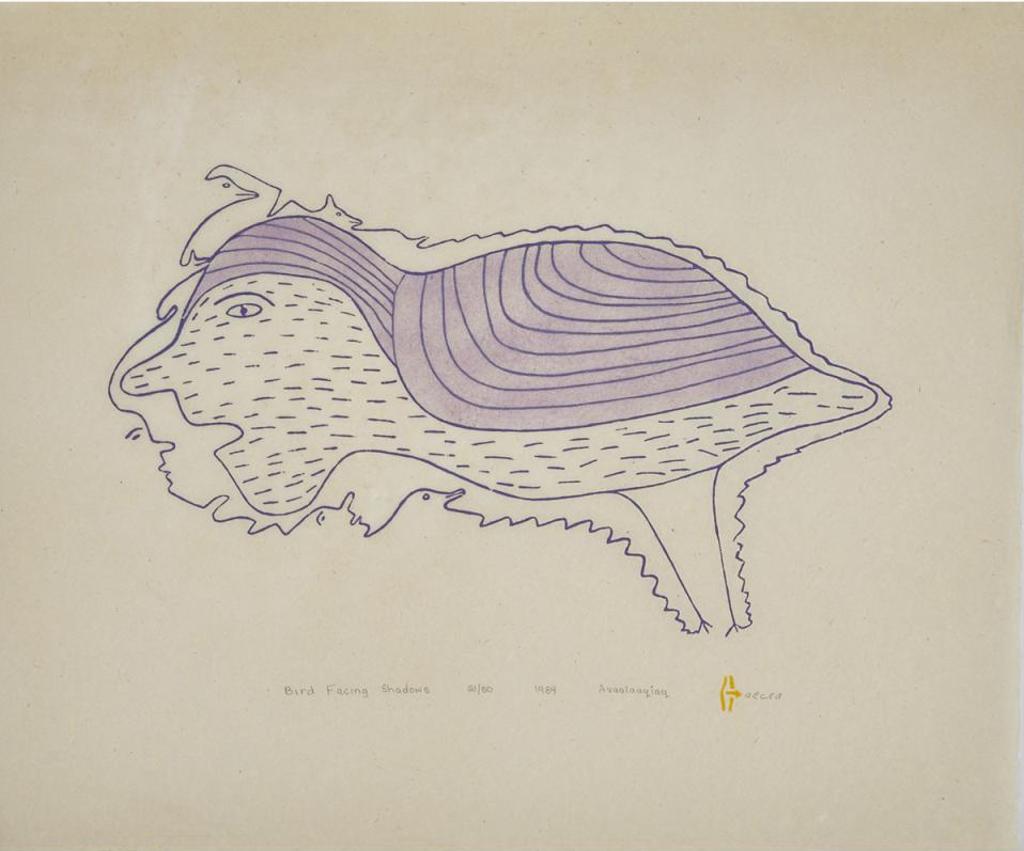 Irene Avaalaaquiaq Tiktaalaaq (1941) - Bird Facing Shadow