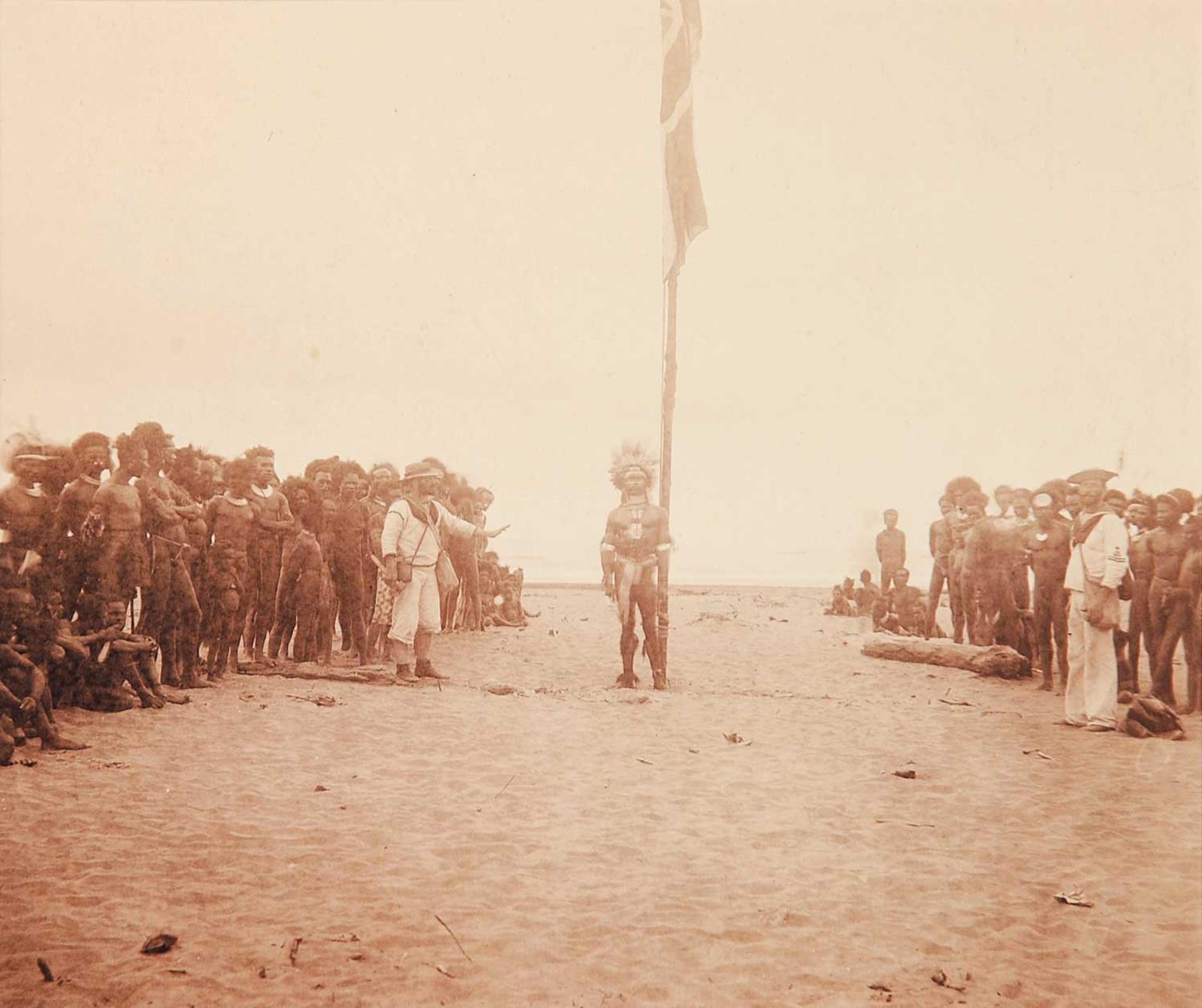 Polynesian School - Untitled - Flag Raising