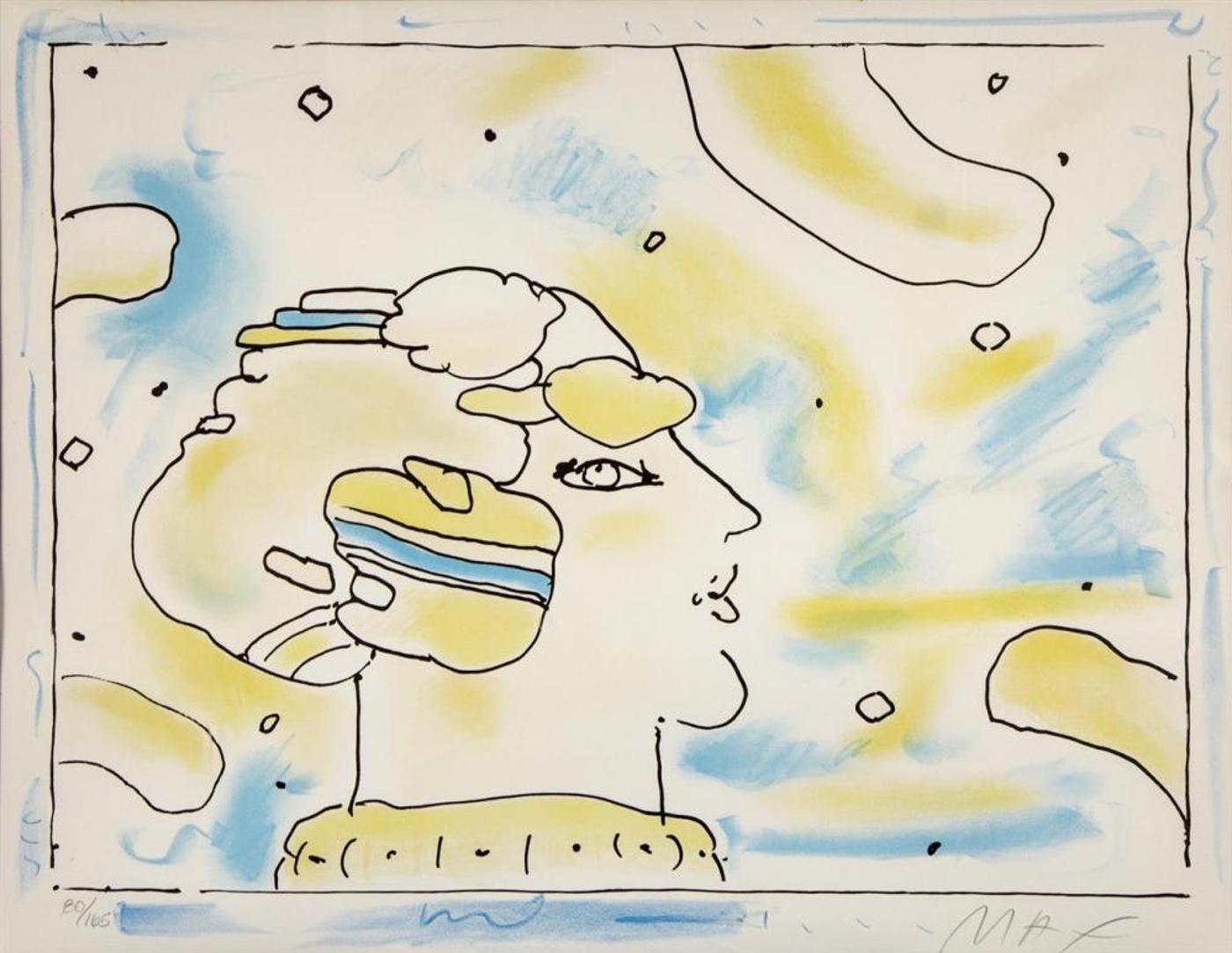 Peter Max (1937) - Untitled - Busy