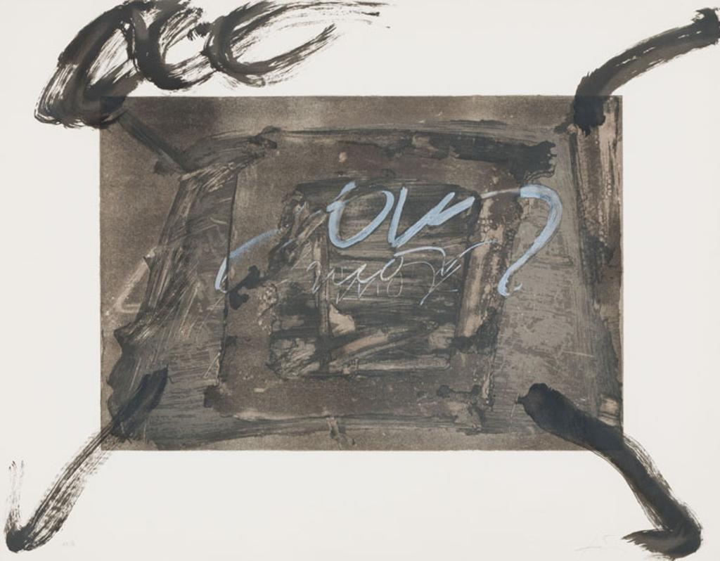 Antoni Tàpies (1923-2012) - Untitled Abstract
