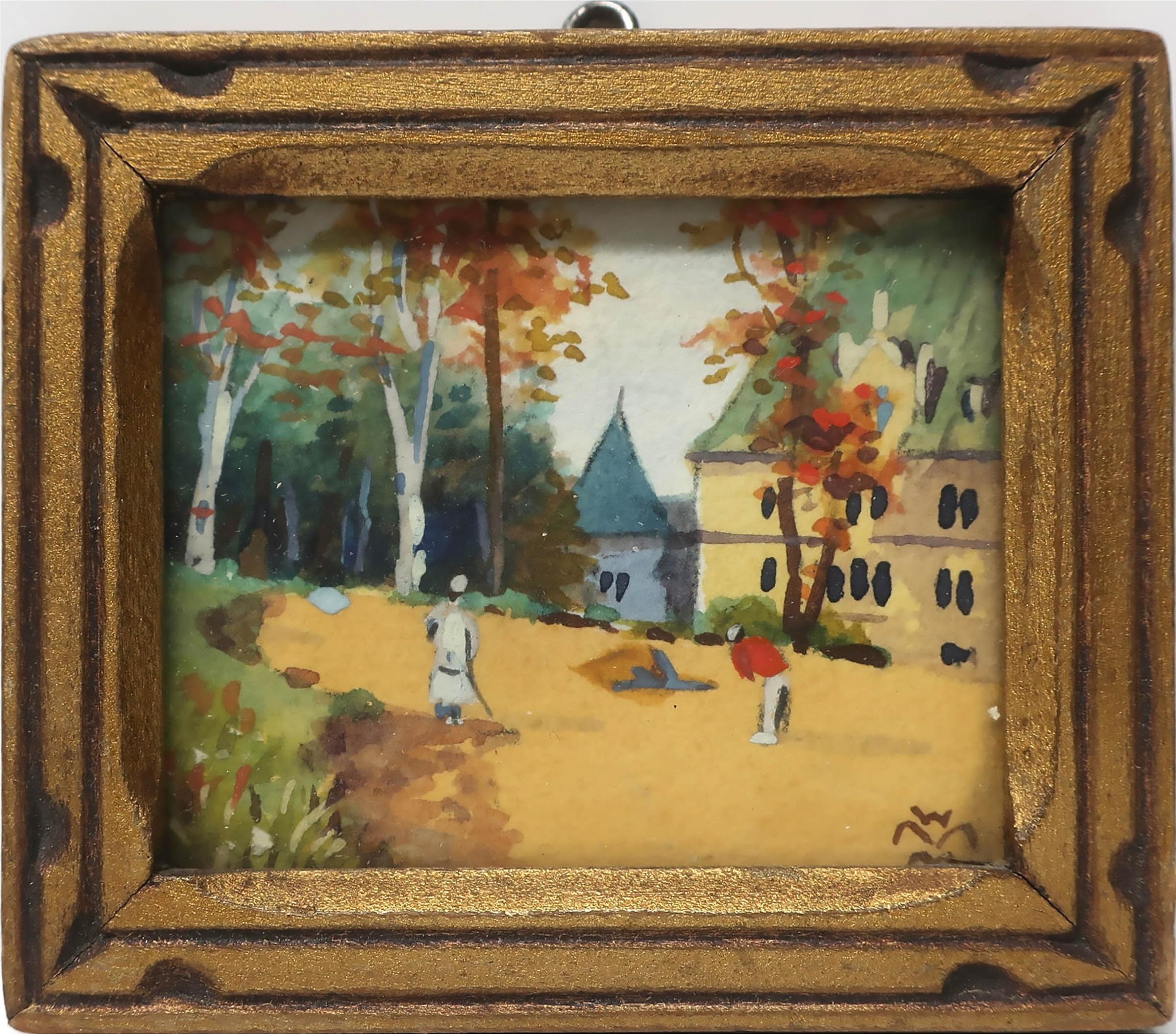 Willard Morse Mitchell (1879-1955) - The Miniature Golf Course Of The Well-Known Manoir Richelieu, At Beautiful Murray Bay, P.Q.