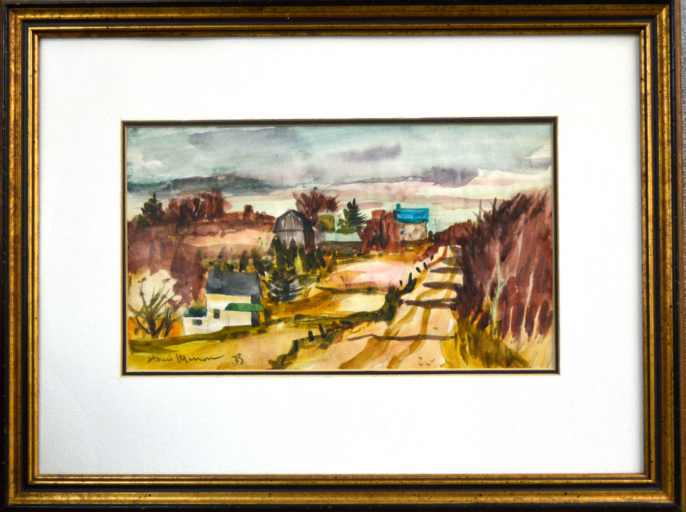 Henri Leopold Masson (1907-1996) - route de campagne