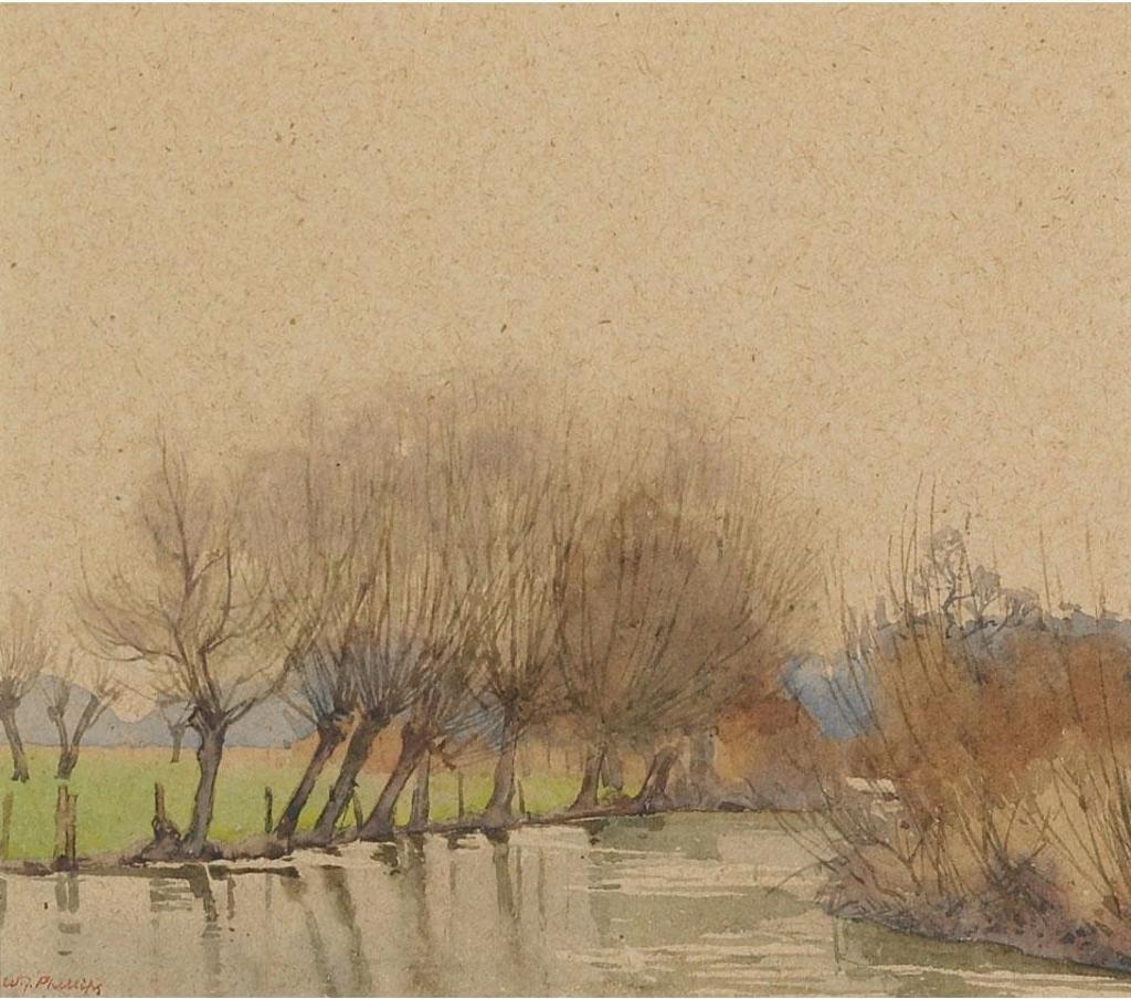 Walter Joseph (W.J.) Phillips (1884-1963) - Beech Trees And River