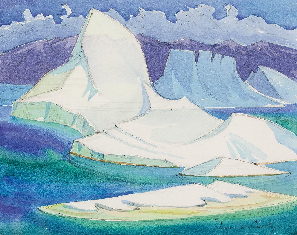 Doris Jean McCarthy (1910-2010) - Iceberg (Sketch)