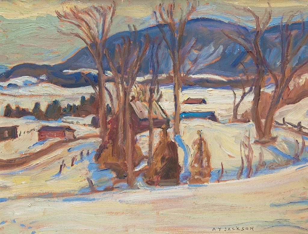 Alexander Young (A. Y.) Jackson (1882-1974) - Hills Near Ripon, Quebec