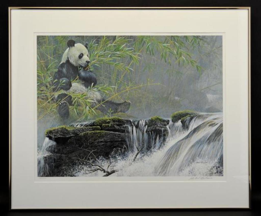 Robert Mclellan Bateman (1930-1922) - Panda by a Stream