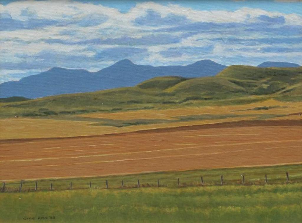 Steven Joseph (Steve) Kiss (1933) - Fields Near Pekisko; 1983