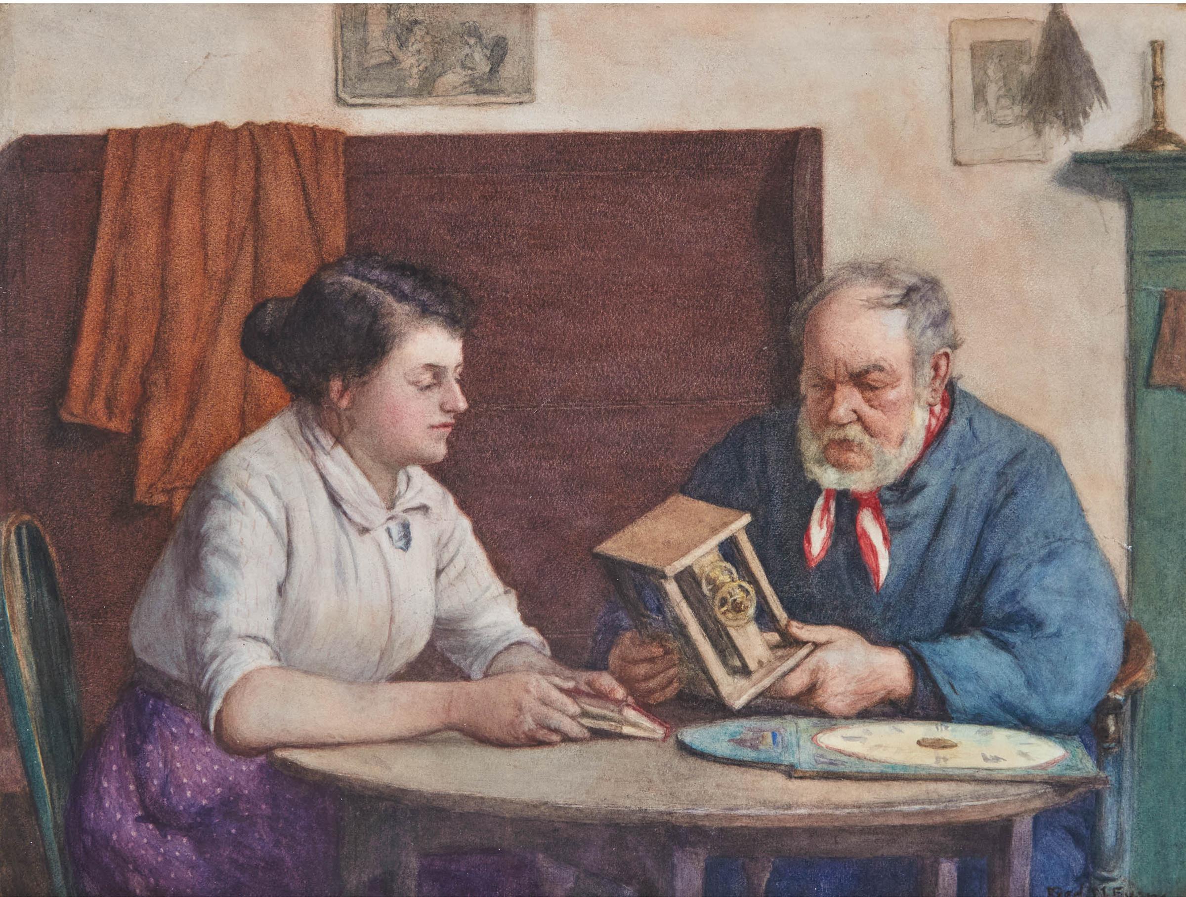 Frederick James McNarmara Evans (1859-1930) - Something Wrong With The Works