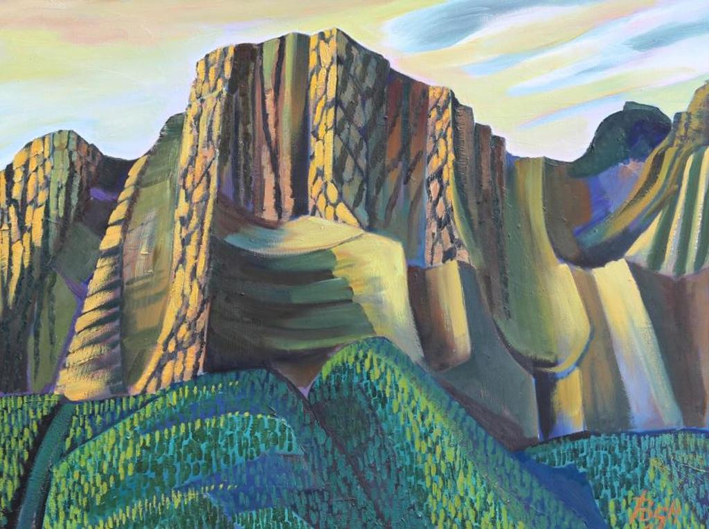 David Pugh (1946-1994) - Mountain Sunset