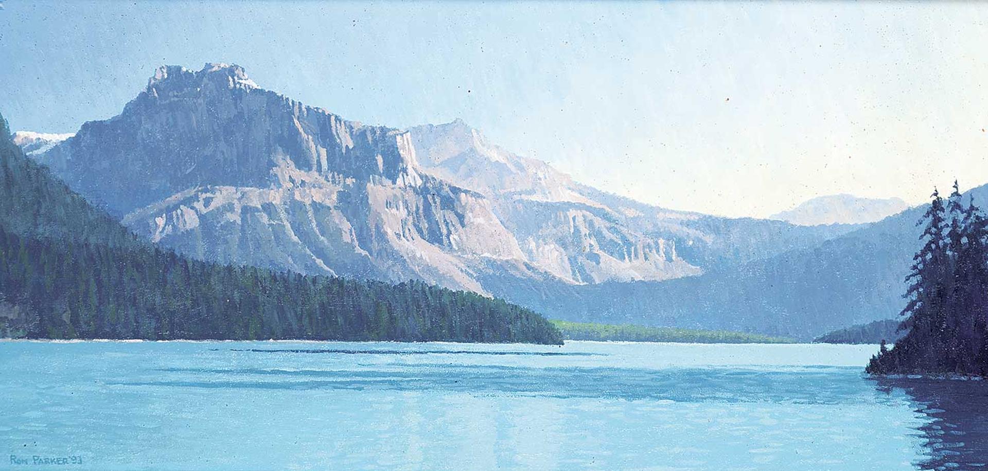 Ronald S. (Ron) Parker (1942) - Untitled - Mountain Lake Vista