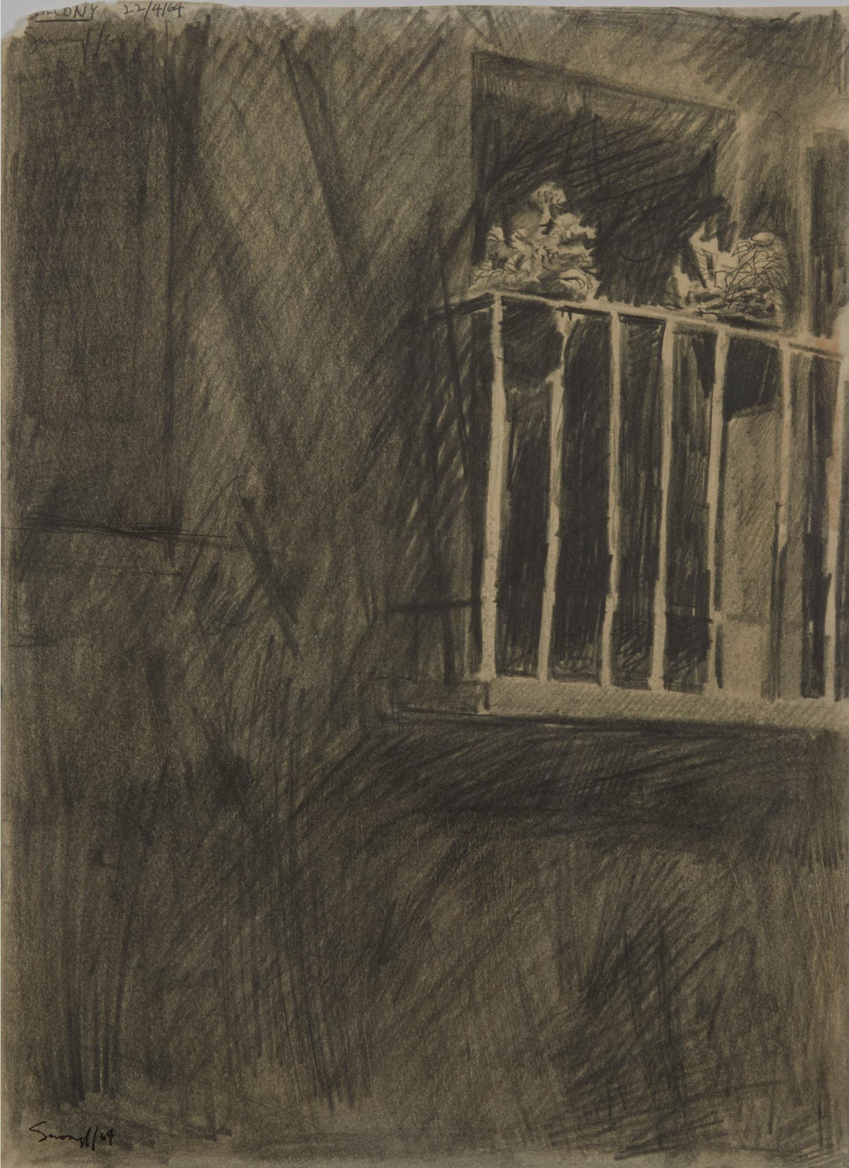 Roger Savage (1941) - Balcony (Andalusia), 1964