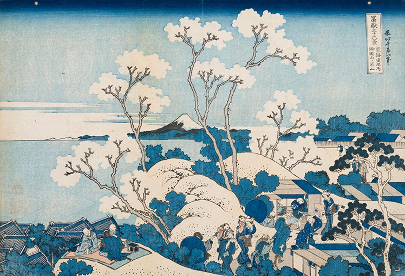 Katsushika Hokusai (1760-1849) - Fuji from Gotenyama at Shinagawa on the Tokaido