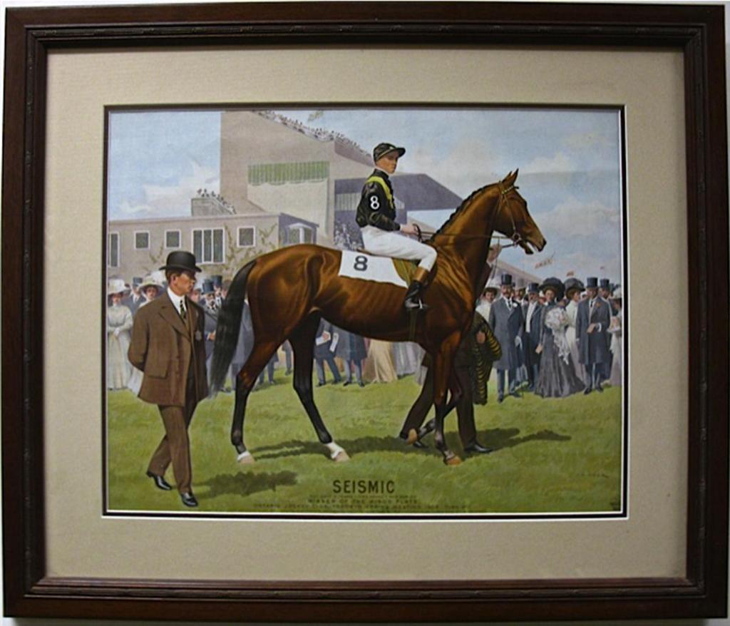 Arthur Henry Hider (1870-1952) - Seismic - Winner Of The King’S Plate