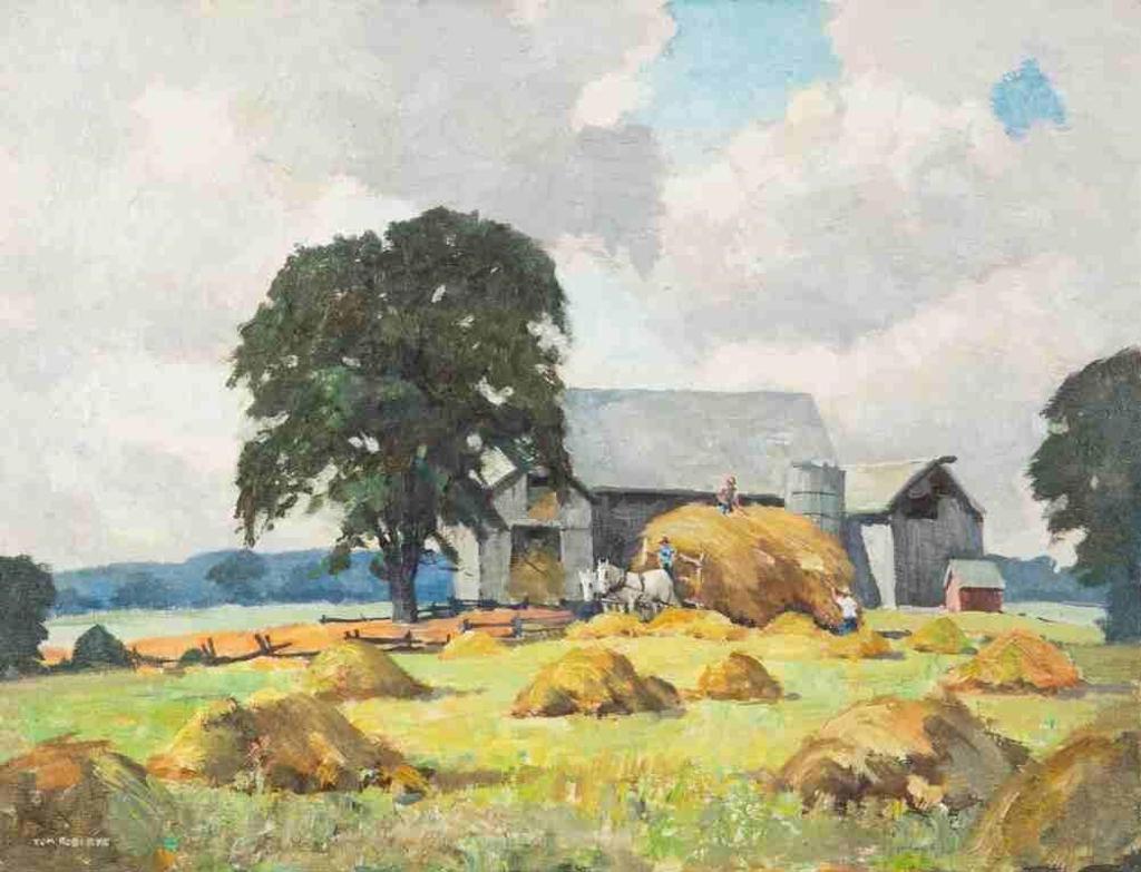 Thomas Keith (Tom) Roberts (1909-1998) - The Hay Wagon (south of Brampton, Peel county)