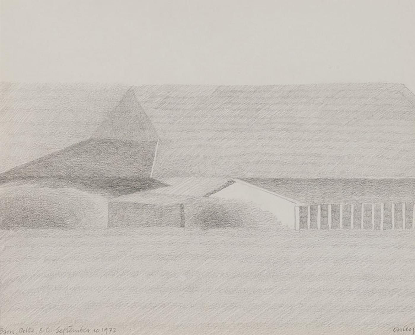 Toni (Norman) Onley (1928-2004) - Barn, Delta, BC