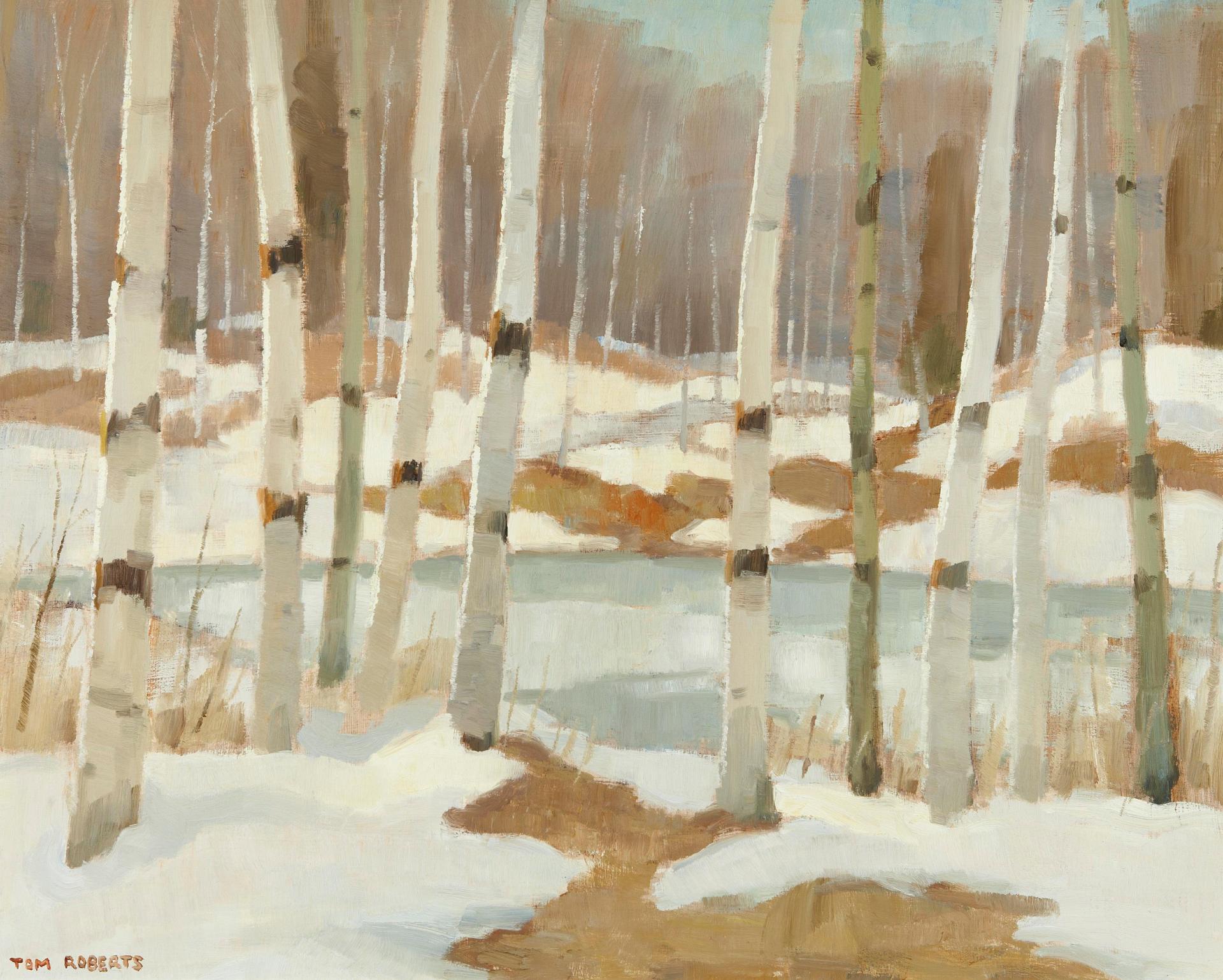 Thomas (1909-1998) - The Birch Woods Pond in March