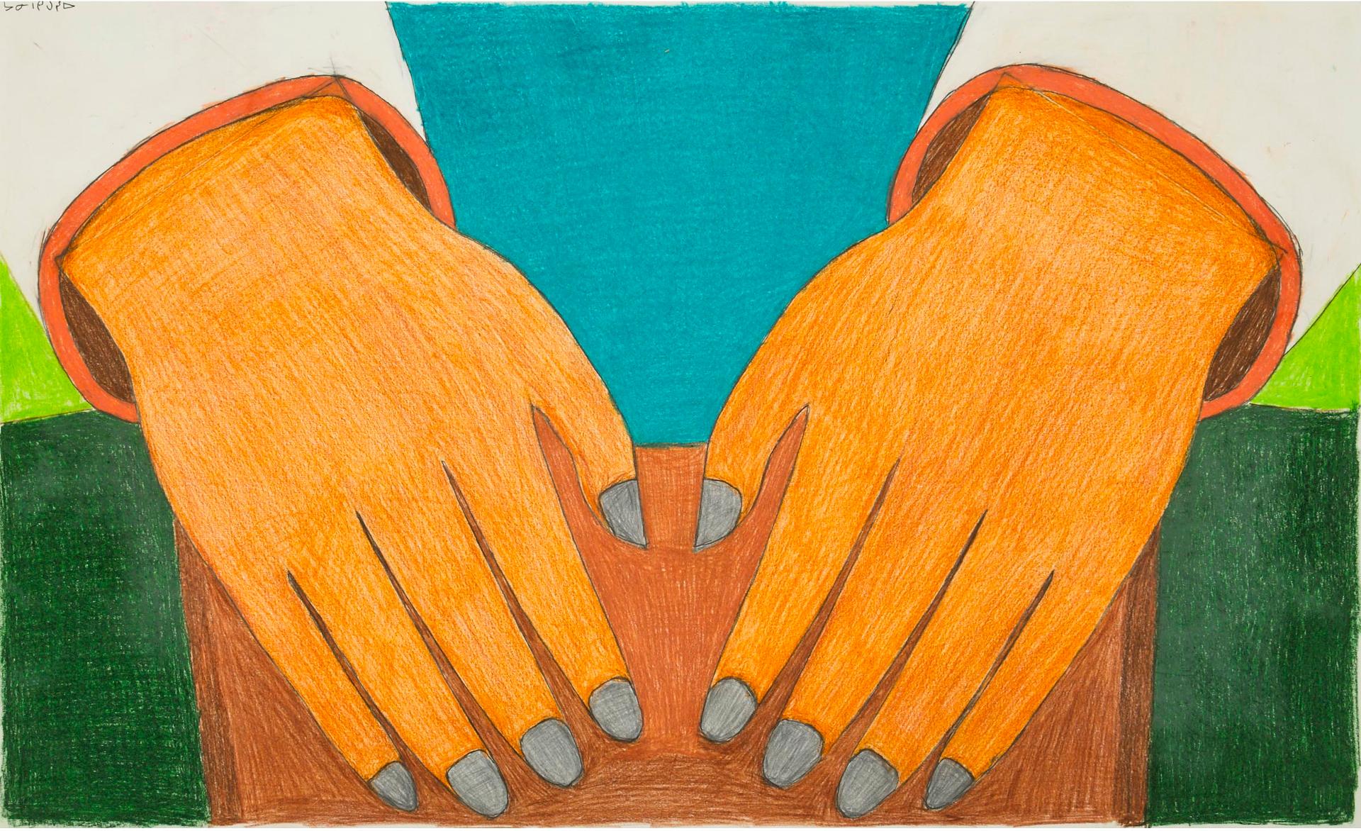 Janet Kigusiuq (1926-2005) - Untitled (Hands)