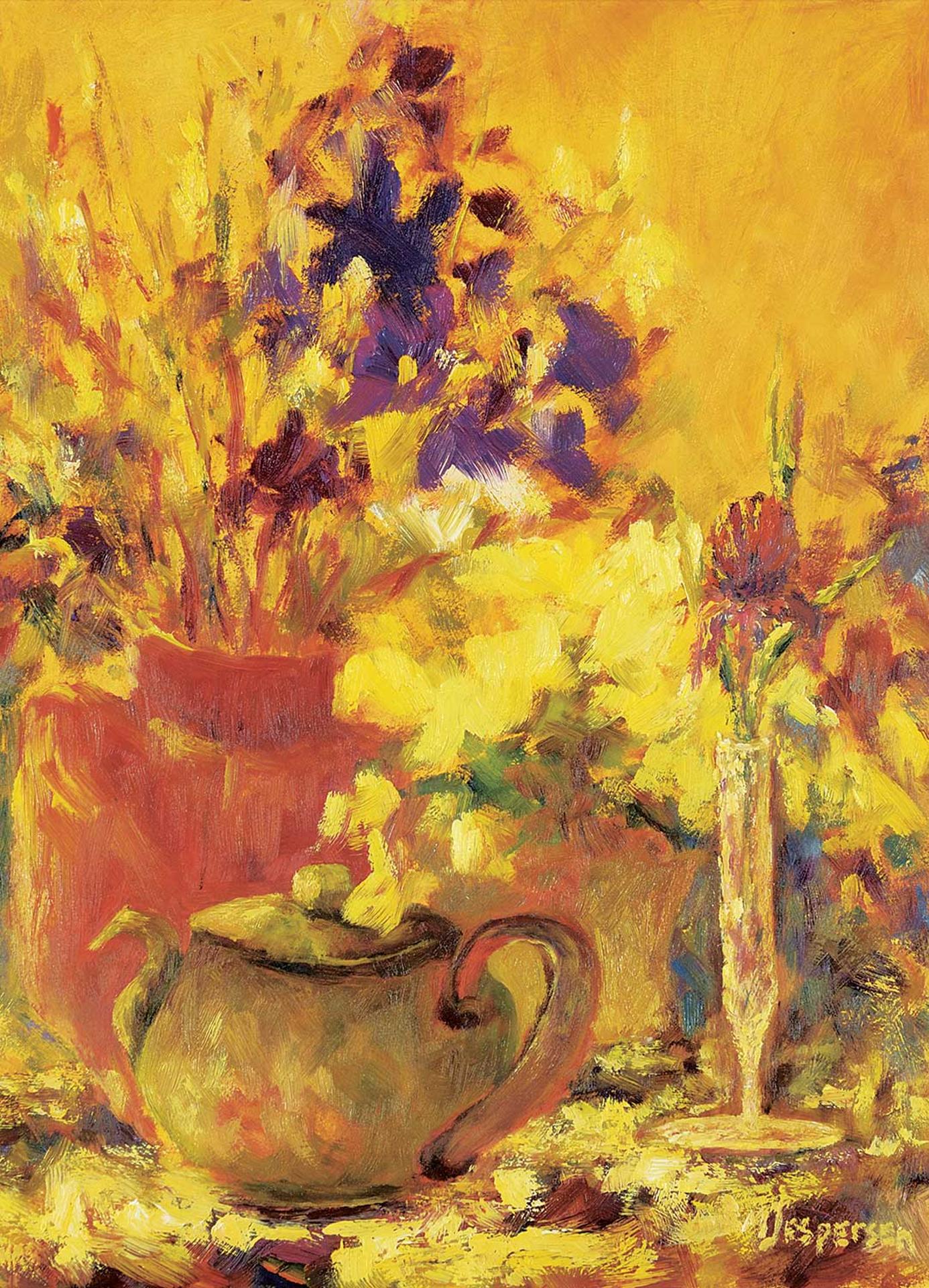 Maryanne Jespersen (2021) - Untitled - Teapot and Flowers