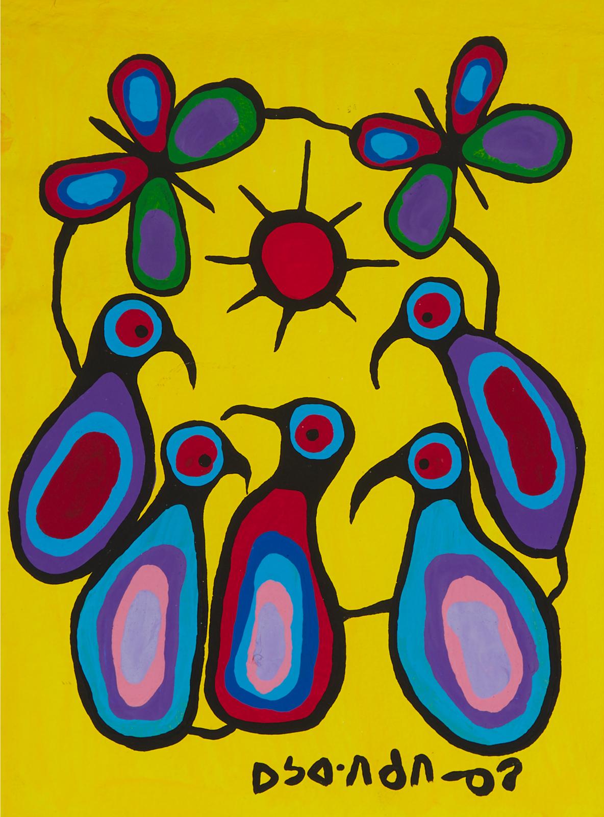 Norval H. Morrisseau (1931-2007) - Prelude To Spring