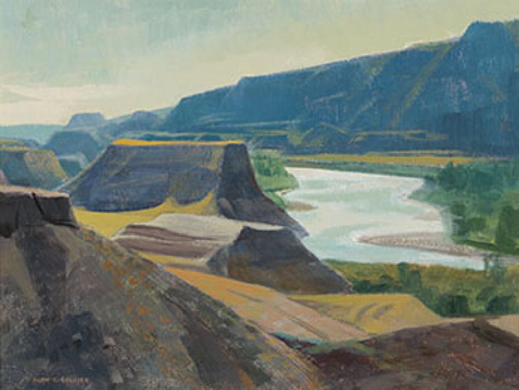 Alan Caswell Collier (1911-1990) - Valley of Red Deer River, at Drumheller, Alberta