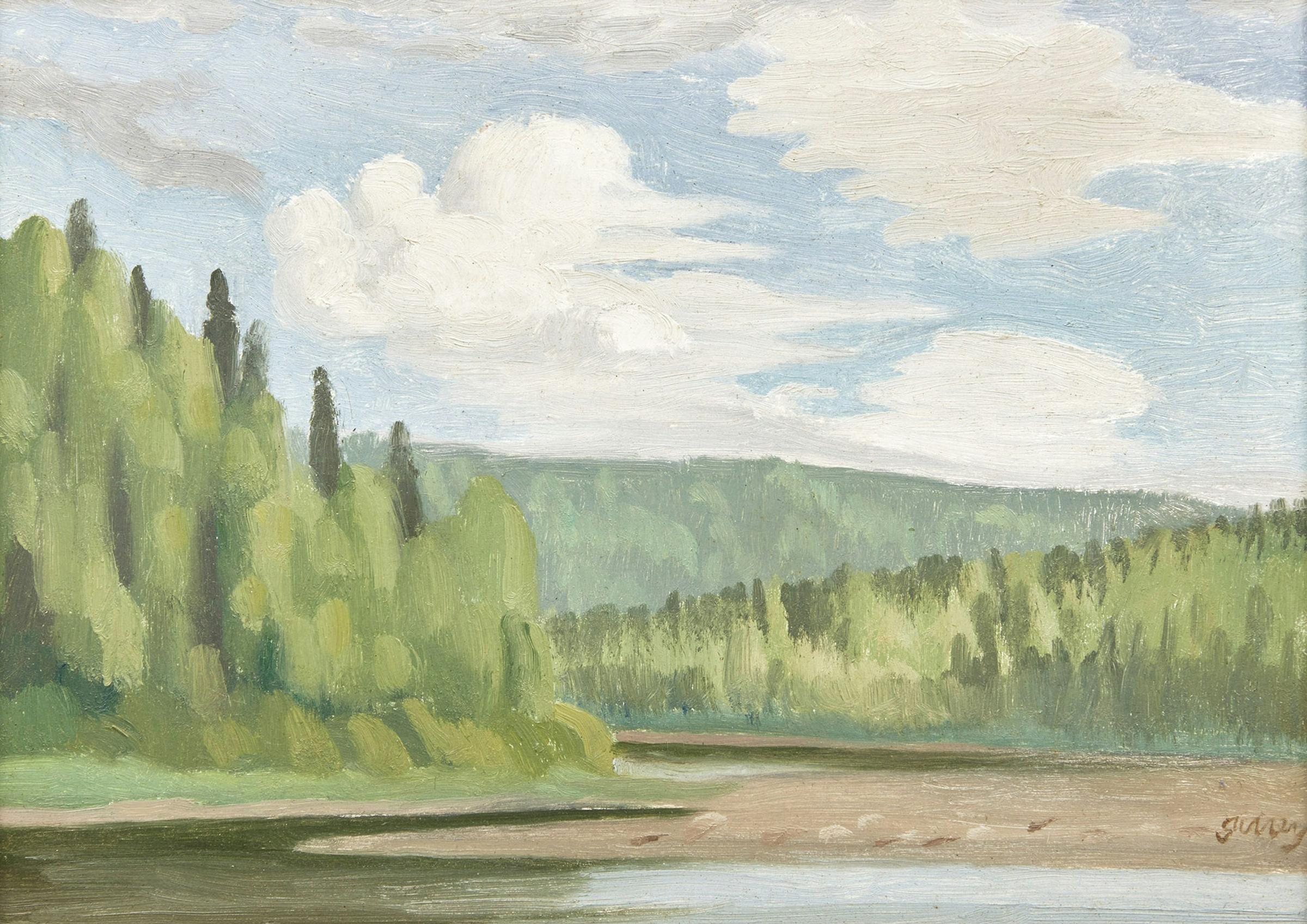 Philip Henry Howard Surrey (1910-1990) - Tom’s Brook, Lower Pool - Restigouche River (1966)