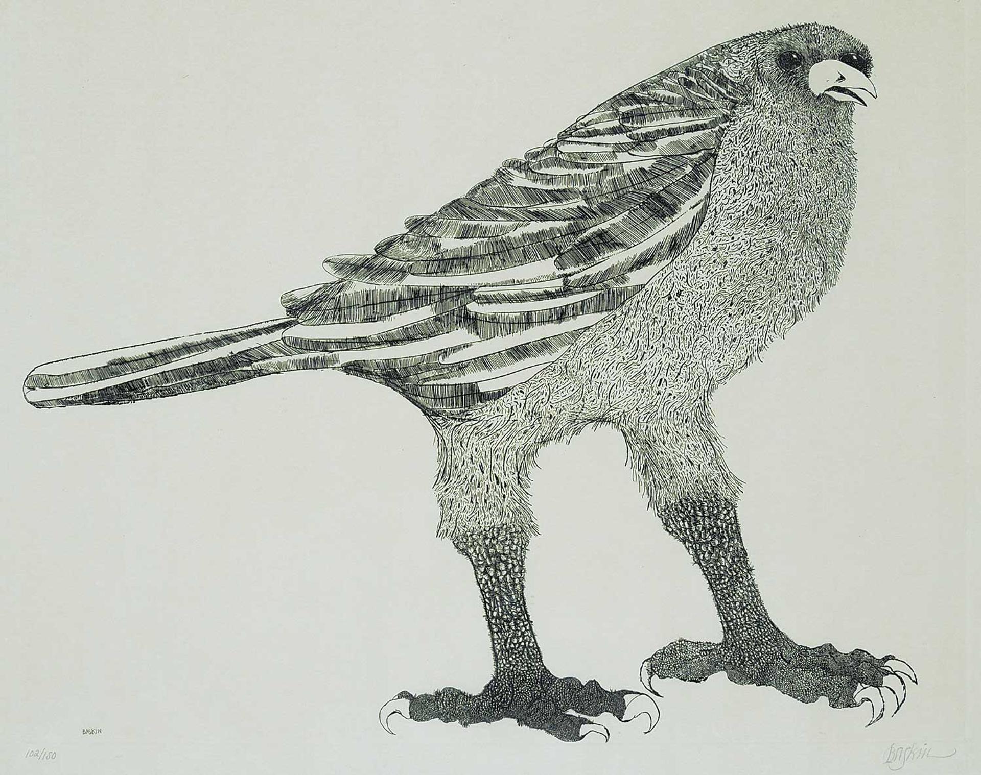 Leonard Baskin (1922-2000) - Untitled - Crow  #102/150