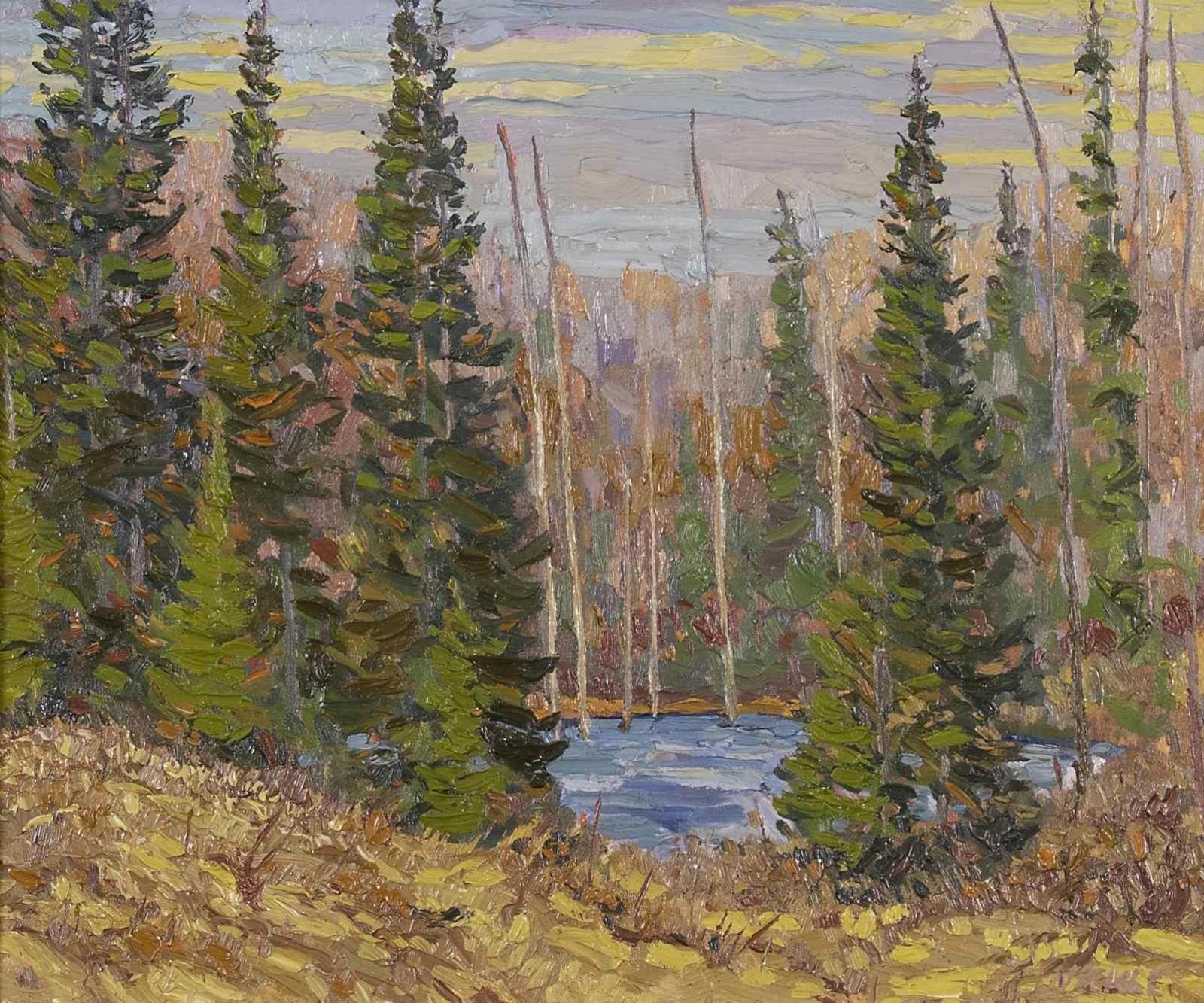 Lawrence Nickle (1931-2014) - Pond, Armour Twp, East Parry Sound, Ont; 1981