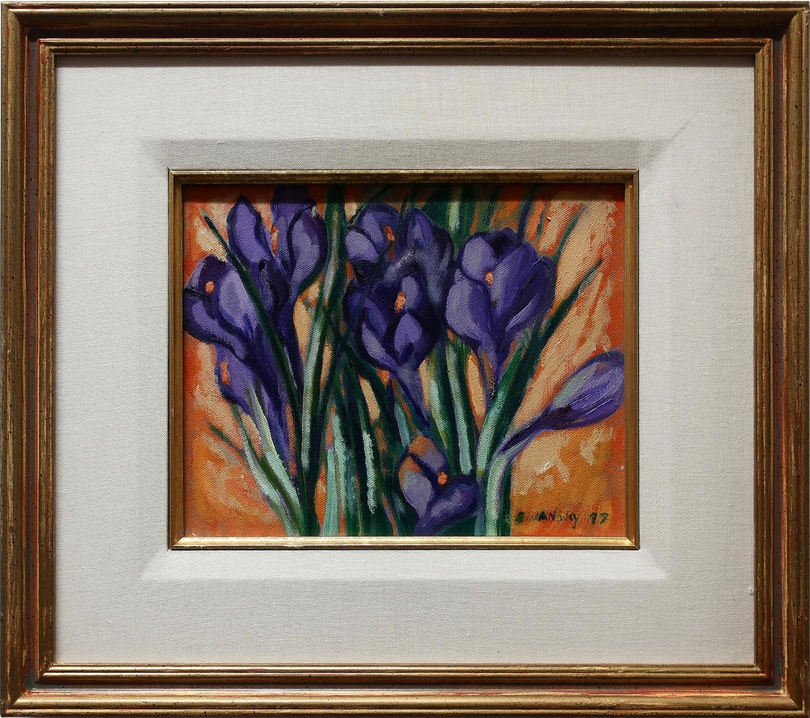 Rita Briansky (1925-1966) - Purple And Orange Crocus