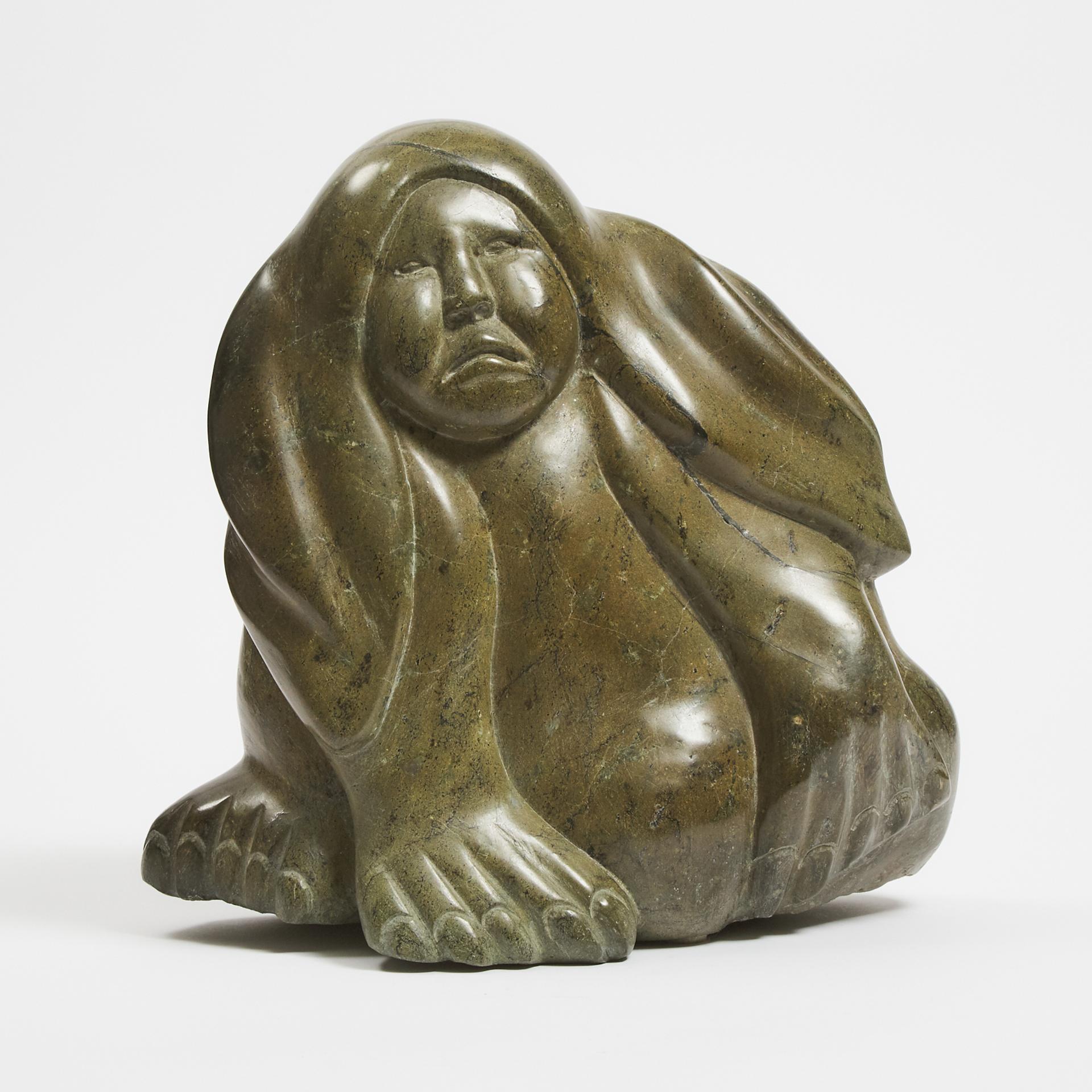 Kaka Ashoona (1928-1996) - Sedna With Transforming Hands