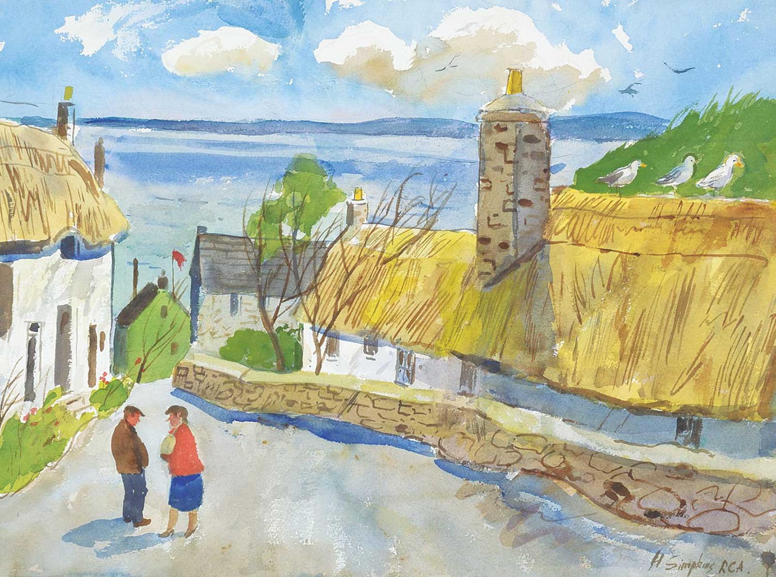 Henry John Simpkins (1906-1995) - Untitled - Neighbourhood News