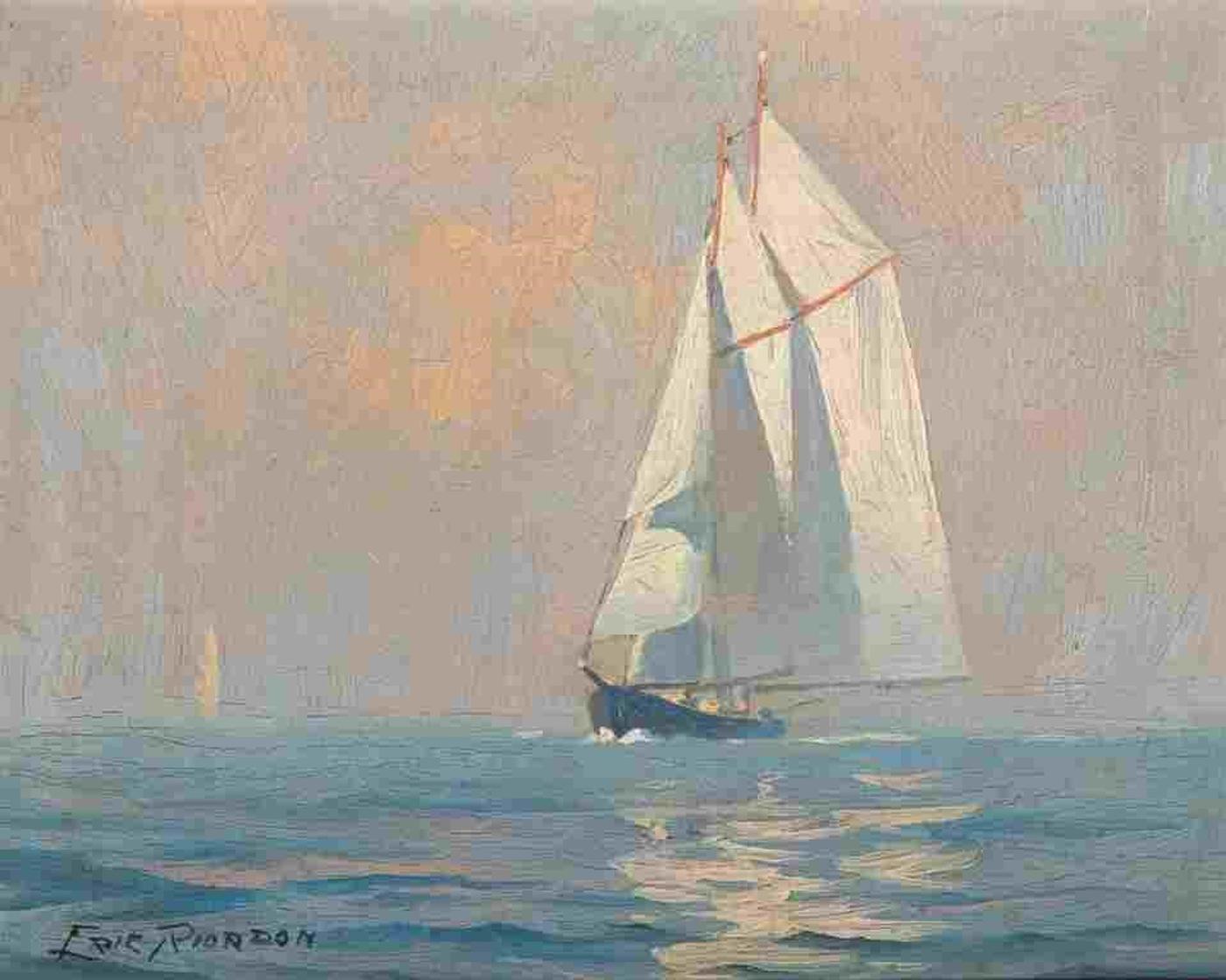 Eric John Benson Riordon (1906-1948) - Fishing Schooner
