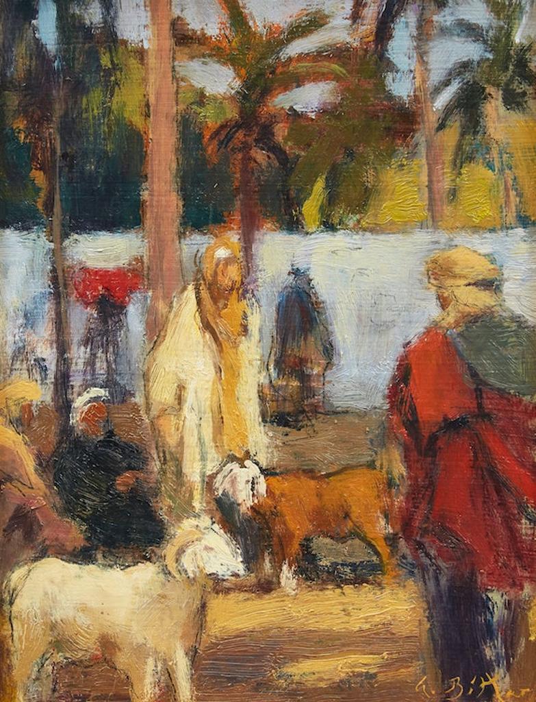 Antoine Bittar (1957) - Chèvres à vendre